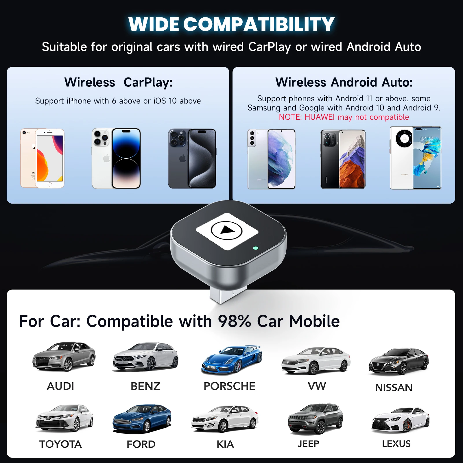 Adaptateur sans fil CarPlay & Android Auto – Spedal – Image 4
