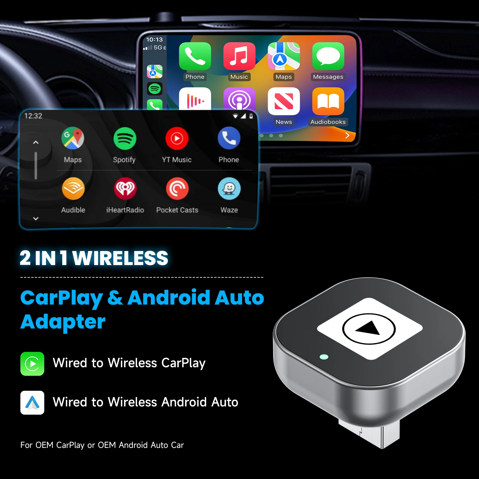 Adaptateur sans fil CarPlay & Android Auto – Spedal – Image 2